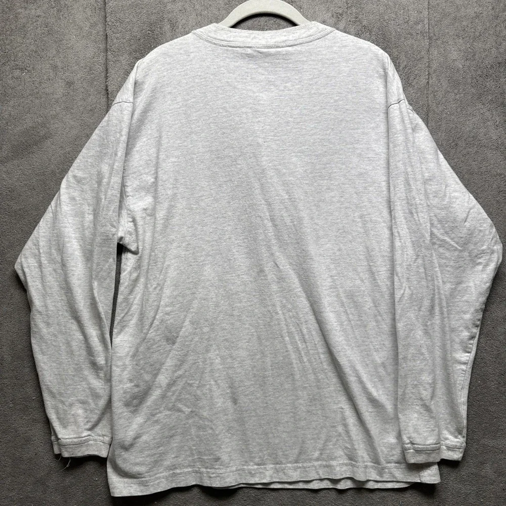 Vintage‎ 90s Disney Catalog Jungle book Gray Long sleeve Henley extra Large